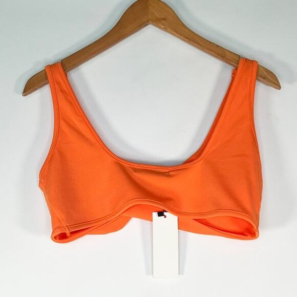 Hey Samy Tessa Orange Cropped Top & Midi Bodycon Two Piece Skirt Set NWT - Picture 6 of 16